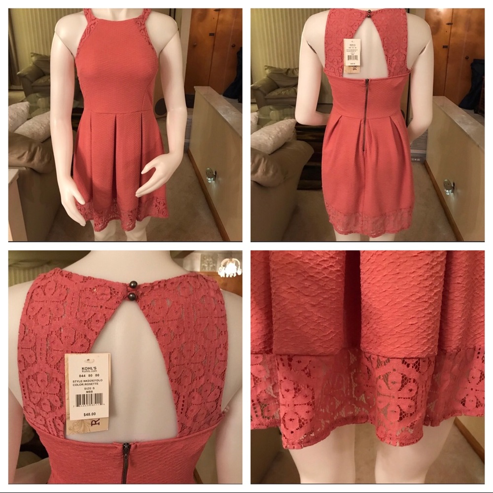 Women’s dress Rewind rosette size s lace